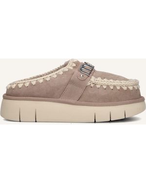 Mou Damen Slipper Bounce Clog - Schwarz