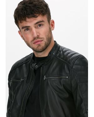 Goosecraft Lederjack Jacket965 - Schwarz