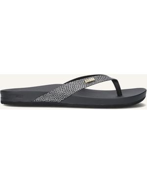 Reef Damen Pantoletten Cushion Court - Schwarz