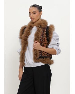 Antik Batik Damen Blusen Ivan Gilet - Mehrfarbig