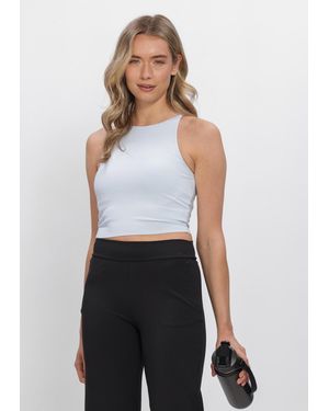 Aim'n Damen Tops & T-Shirts Sense Halter Bralette - Weiß