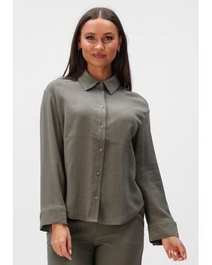 Modström Damen Blusen Sebastianmd Shirt - Grau