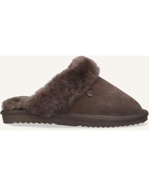 Warmbat Mädchen Hausschuhe Flurry Kids - Schwarz
