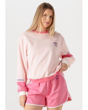Studio Amaya Damen Pullover & Cardigans Flex Sweater - Pink