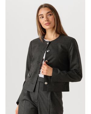 Second Female Damen Blazers Wake Tailored Jacket - Schwarz