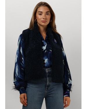 Pom Damen Blazers Gilet - Blau