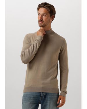 Pure Path Herren Pullover & Cardigans Essential Knit Mockneck Sweater - Grau
