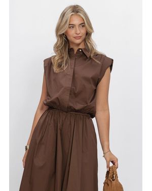 Ibana Damen Tops & T-Shirts Tanai - Braun