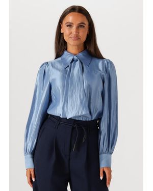Aaiko Damen Blusen Veronne Tie Shimm Ray 517 2 - Blau