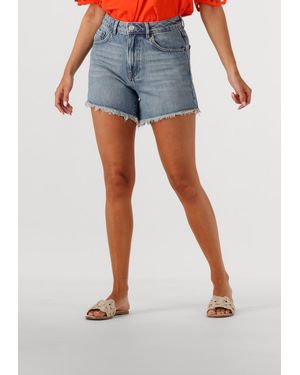 Catwalk Junkie Damen Jeans Loose Fit Denim Short - Blau