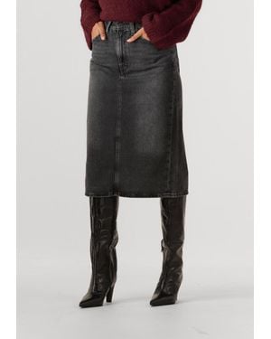 Levi's Damen Röcke Hr Back Slit Skirt Wandering Spirit Cle - Schwarz