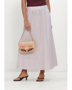 Neo Noir Damen Röcke Yara Long Double Stripe Skirt - Mehrfarbig