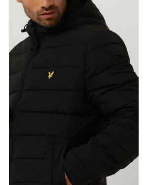 Lyle & Scott Wattierte Jack Lightweight Puffer Jacket Damen - Schwarz