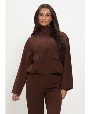 Ydence Damen Jacken Jacket Davis - Braun
