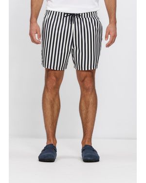 Pockies Herren Badehosen Stripe Shorties - Weiß