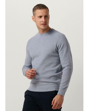 Profuomo Herren Pullover & Cardigans Structure Crew Neck - Grau