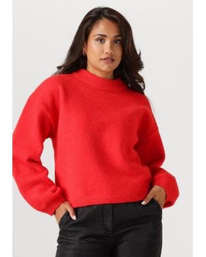 Another Label Damen Pullover & Cardigans Dylou Knitted Pull L/S - Rot