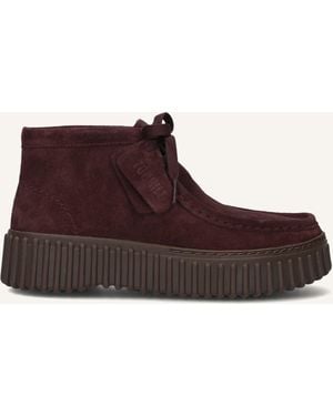 Clarks Damen Schnürschuhe Torhill Moss - Braun