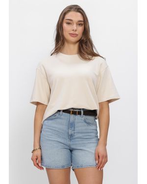 WITHBLACK Damen Tops & T-Shirts Sltindra Ss Tee - Weiß