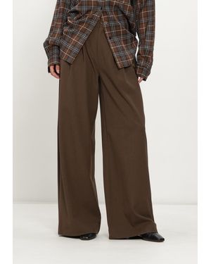 Gestuz Damen Hosen Gzstacy Mw Pants - Braun