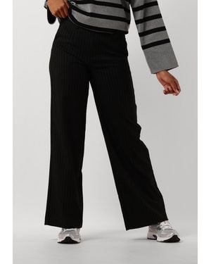 Object Damen Hosen Objlisa Wide Pant - Schwarz