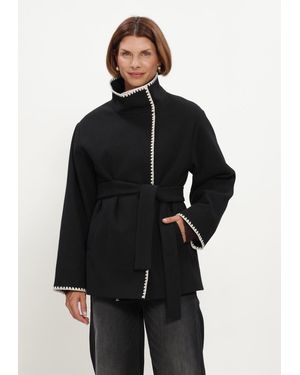 Beaumont Organic Damen Jacken Aliza Short Coat - Schwarz