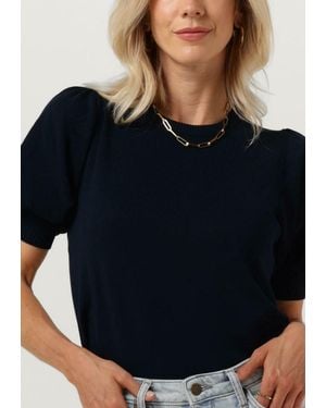 Minus Top Liva Knit Tee Damen - Blau
