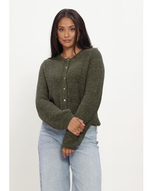 Modström Damen Pullover & Cardigans Crismd Cardigan - Grün