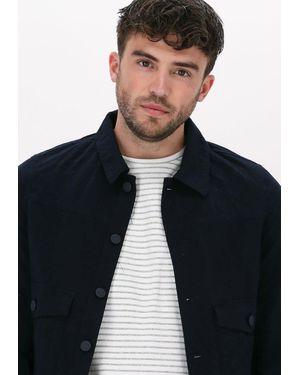 Dstrezzed Overshirt Trucker Jacket Seersucker Herren - Schwarz