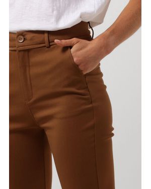 Minus Schlaghose Carma Flared Pants Damen - Braun