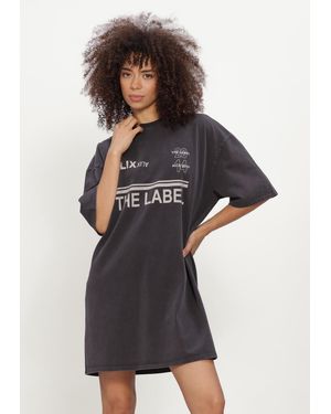 Alix The Label Damen Kleider Ladies Knitted Sleeveless Sporty T-Shirt Dress - Mehrfarbig