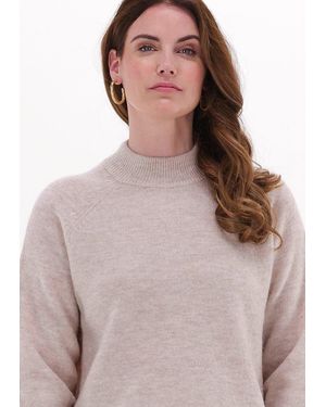 SELECTED Pullover Lulu Ls Knit High Neck B Damen - Natur