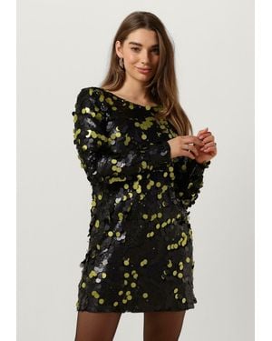 Colourful Rebel Damen Kleider Tini Sequins Straight Dress - Schwarz