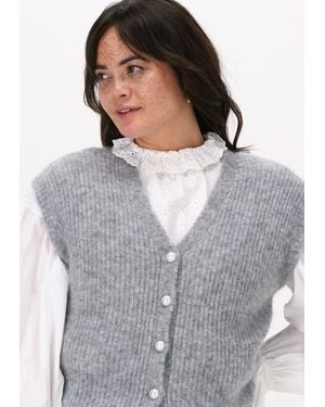 Just Female Spencer Fine Vest - Grau