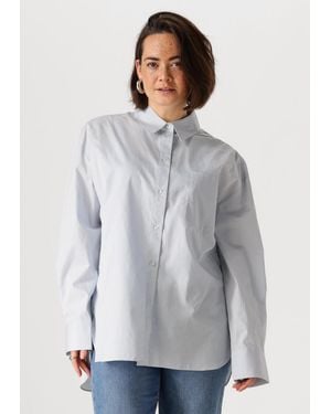 Gestuz Damen Blusen Noellegz Shirt - Grau