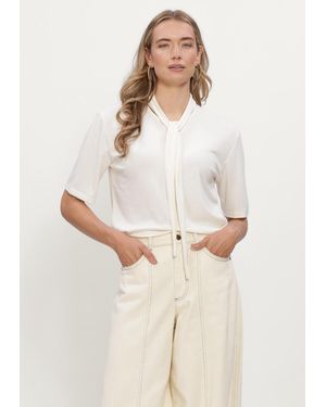 Minus Damen Tops & T-Shirts Msovida T-Shirt - Weiß