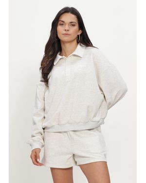 Notre-v Damen Pullover & Cardigans Nv-Irmel - Weiß