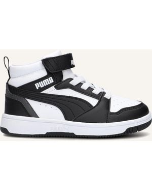PUMA Jungen Sneaker Rebound V6 Mid - Schwarz