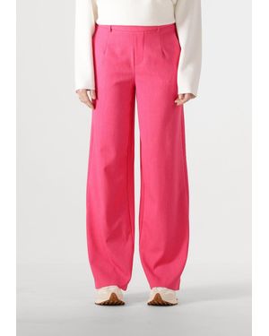 Object Damen Hosen Obj Lisa Wide Pant - Pink