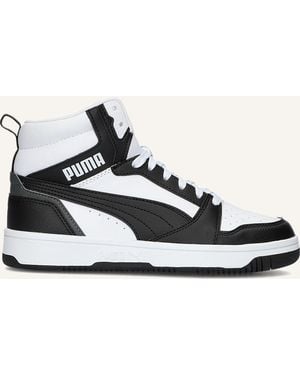 PUMA Jungen Sneaker Rebound V6 Mid - Schwarz
