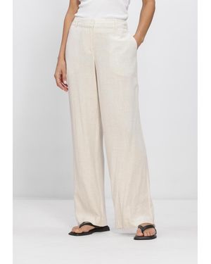 Envii Damen Hosen Enatenna Pants 7247 - Weiß