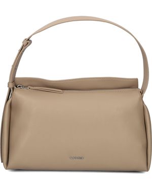 Calvin Klein Umhängetasche Elevated Soft Should Damen - Natur