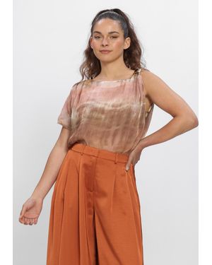 Dante6 Damen Tops & T-Shirts -Kaira Printed Top - Braun