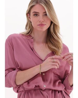 10Days Midikleid Flowy Shirt Dress Damen - Pink