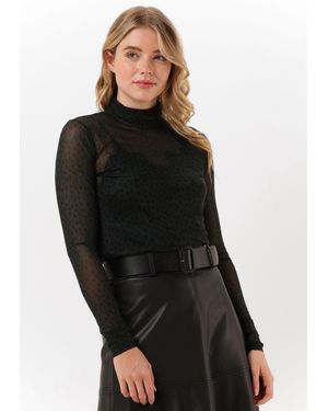 Bruuns Bazaar Rollkragenpullover Phlox Astri Blouse - Schwarz