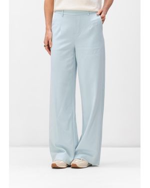 Object Damen Hosen Objlisa Wide Pant - Blau