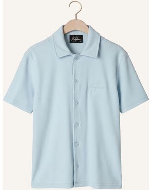 MALELIONS Jungen Hemden Horizon Ribbed Shirt - Blau