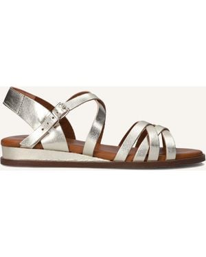 RED-RAG Damen Sandalen 79542 Tiny Wedge - Schwarz