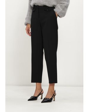 Cambio Damen Hosen Krystal Flap - Schwarz