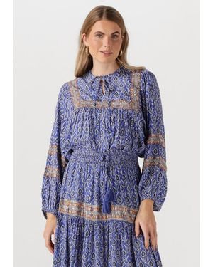 Lolly's Laundry Damen Blusen Teelll Blouse Ls - Blau